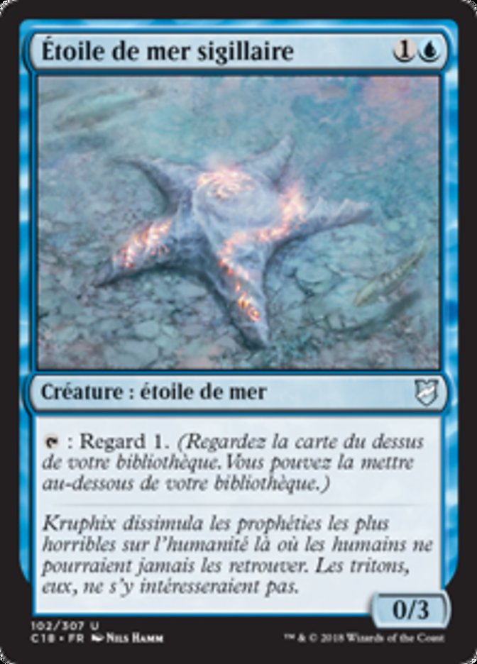 image Étoile de mer sigillaire
