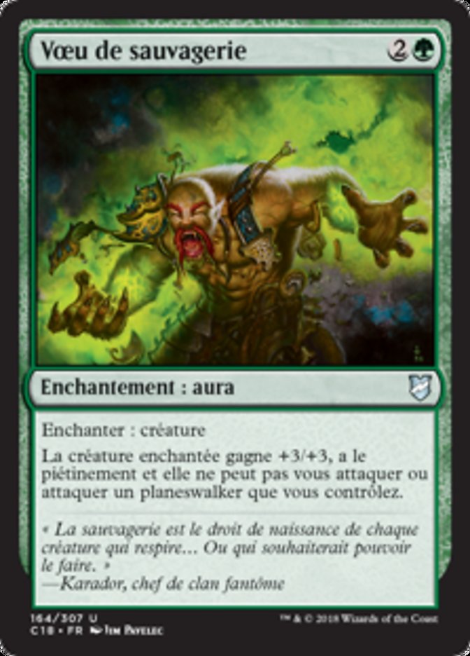 image Vœu de sauvagerie
