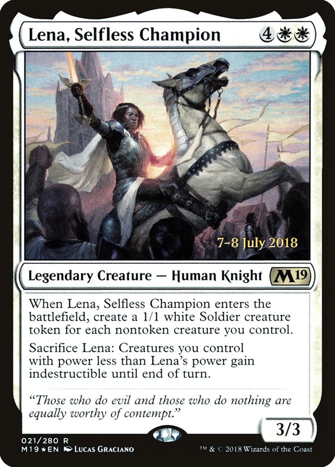 image Lena, Selfless Champion