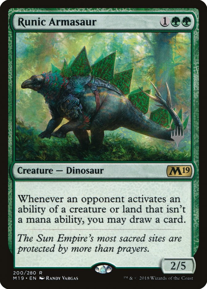image Runic Armasaur