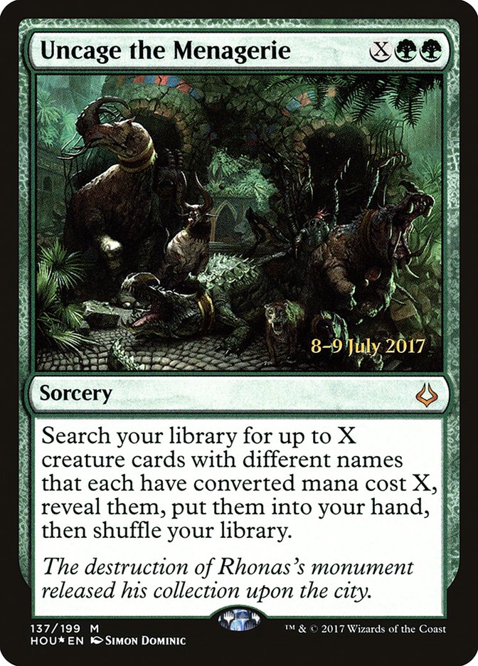 image Uncage the Menagerie