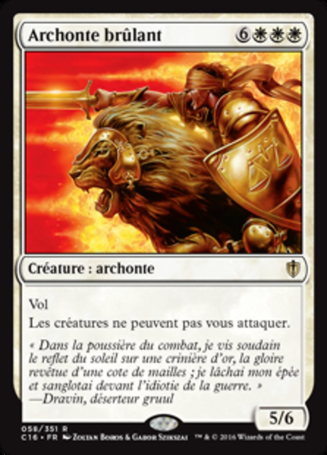 image Archonte brûlant