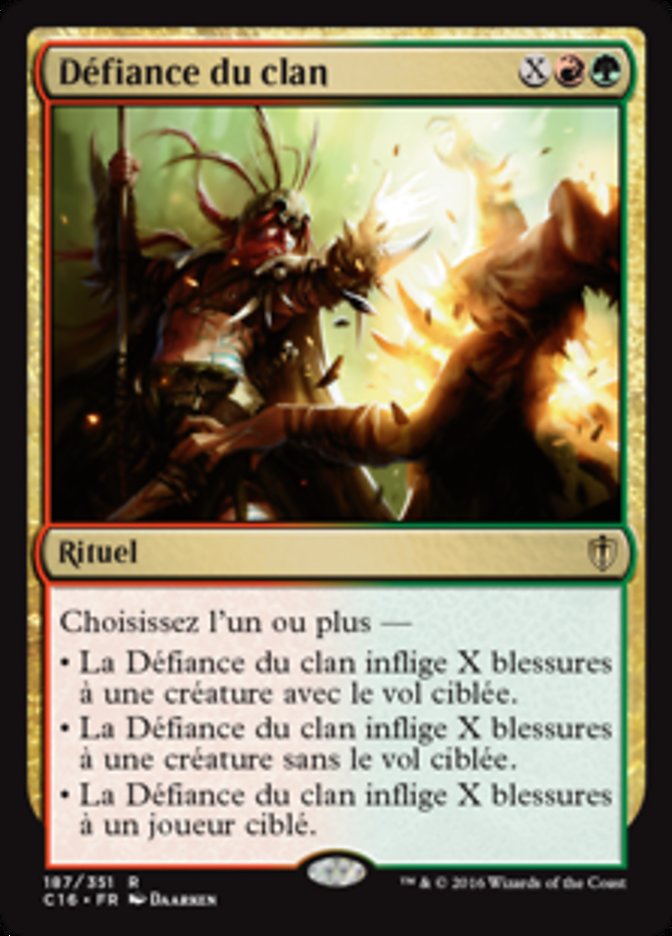 image Défiance du clan