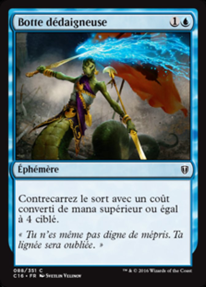 image Botte dédaigneuse