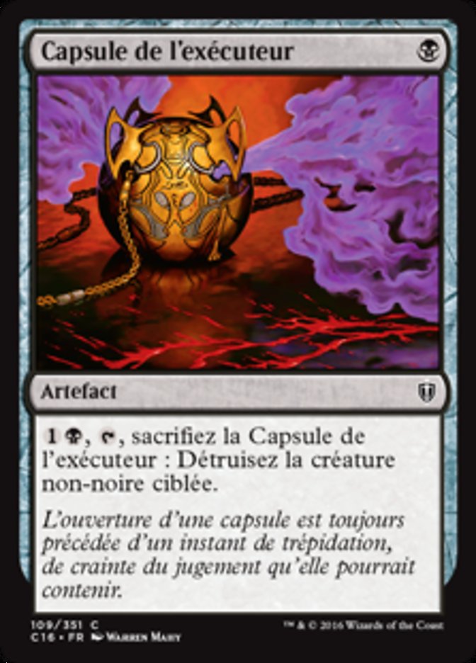 image Capsule de l'exécuteur