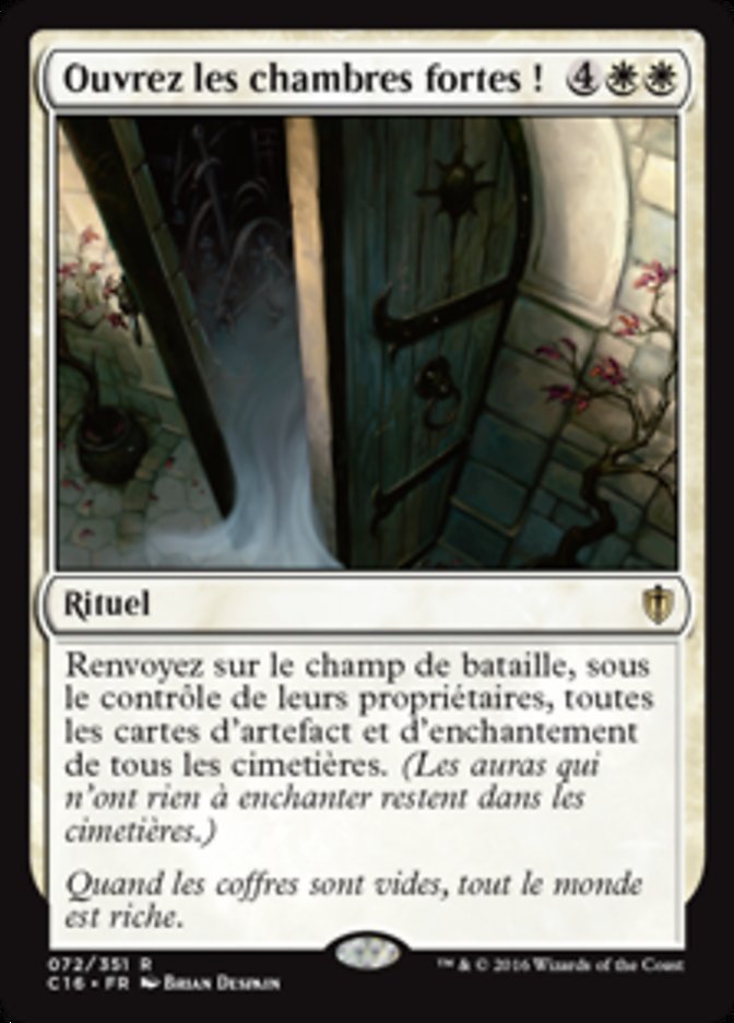 image Ouvrez les chambres fortes !