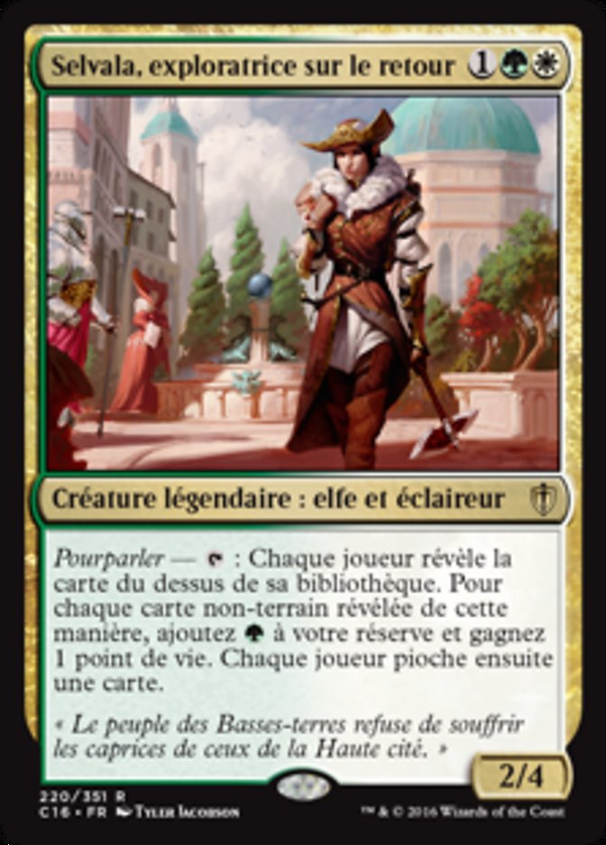 image Selvala, exploratrice sur le retour