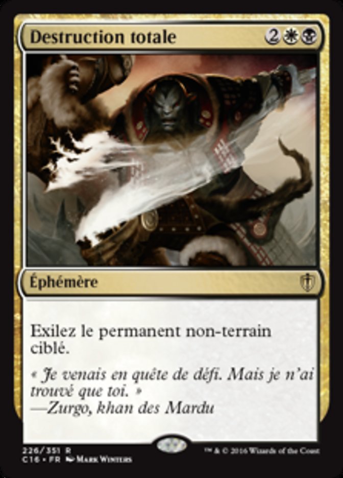 image Destruction totale