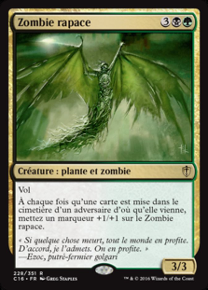 image Zombie rapace