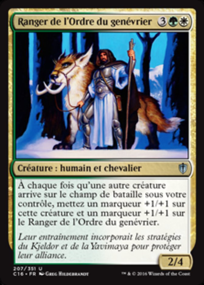 image Ranger de l'Ordre du genévrier