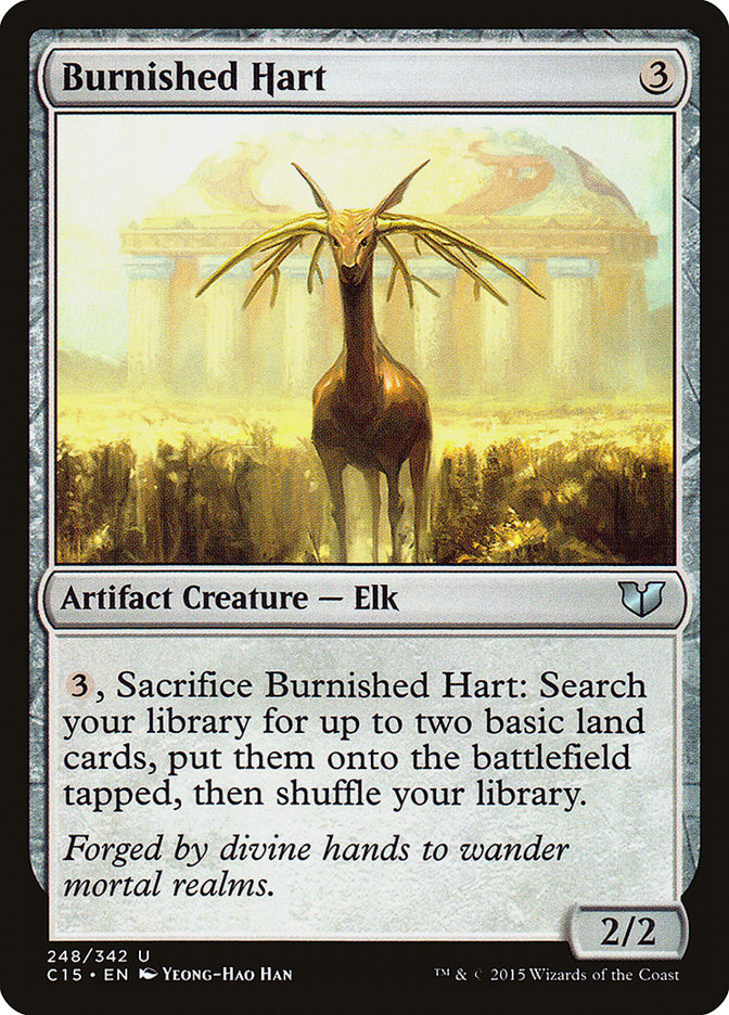 image Burnished Hart