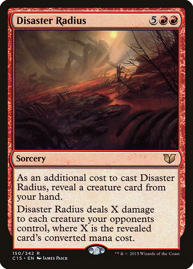 image Disaster Radius
