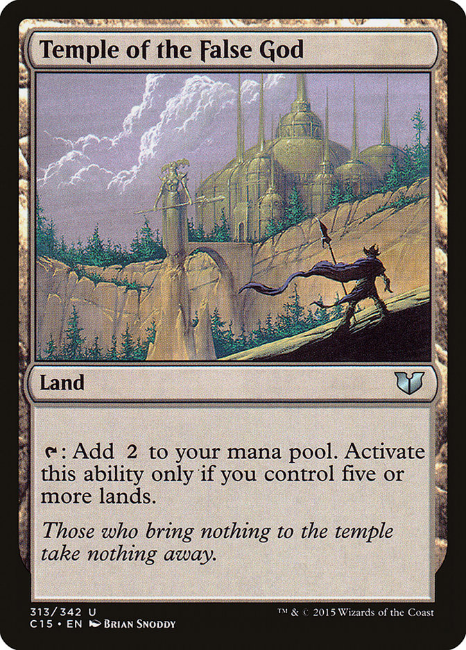image Temple of the False God
