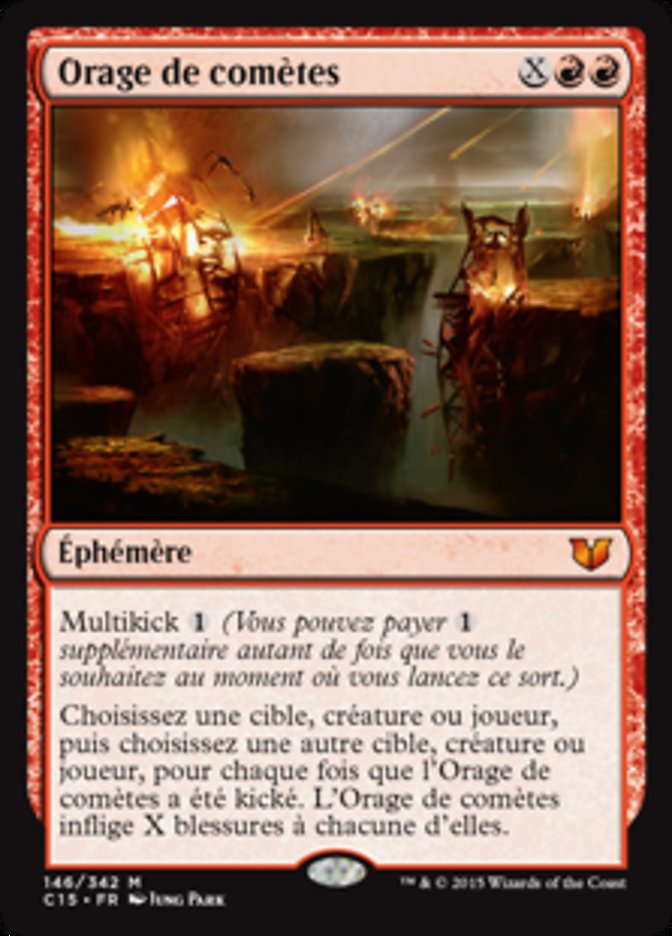 image Orage de comètes