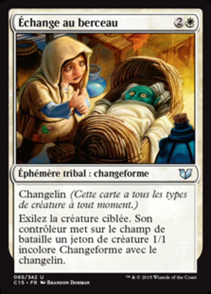 image Échange au berceau