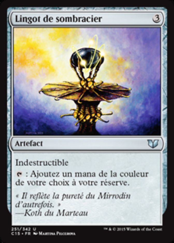 image Lingot de sombracier