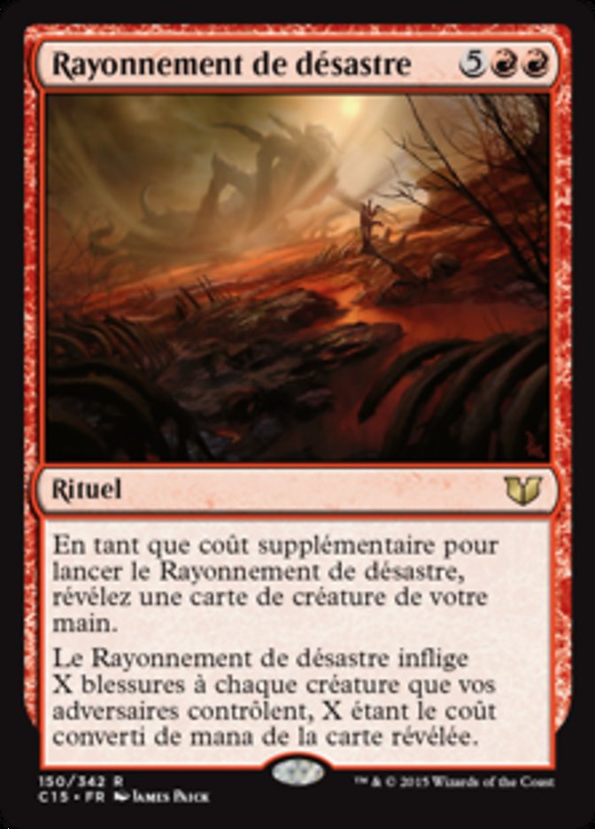 image Rayonnement de désastre