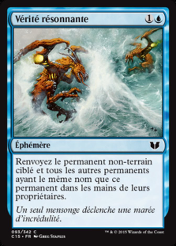 image Vérité résonnante