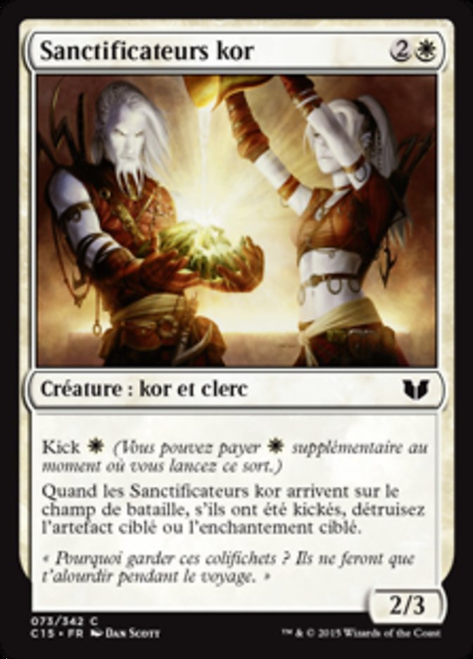 image Sanctificateurs kor