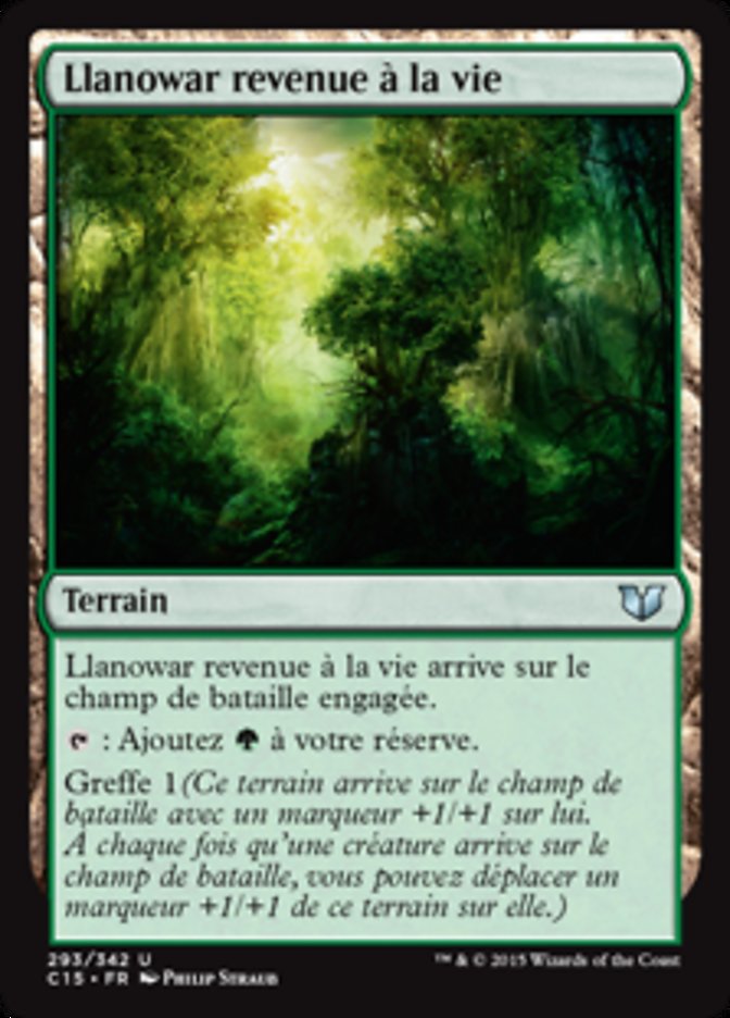 image Llanowar revenue à la vie
