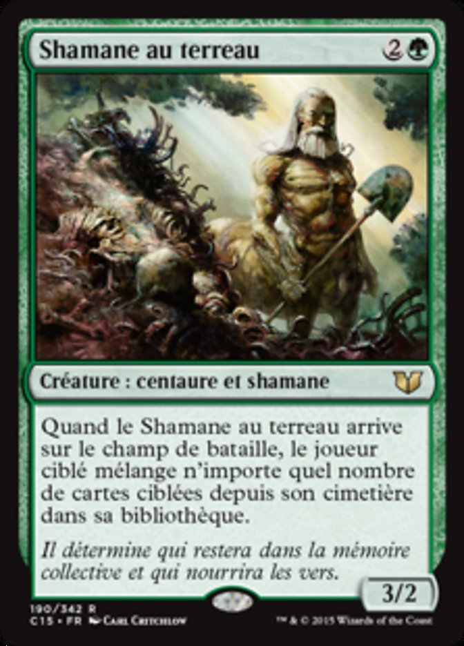 image Shamane au terreau