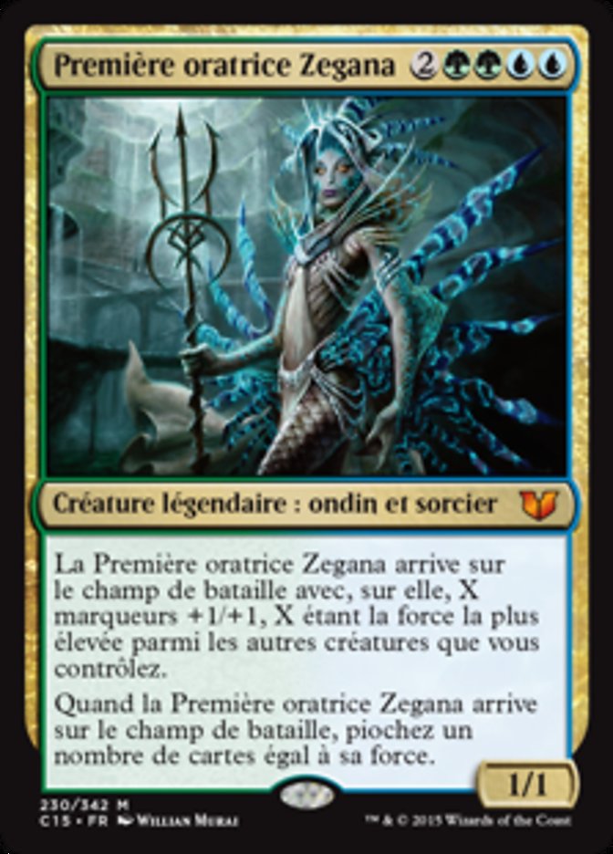 image Première oratrice Zegana
