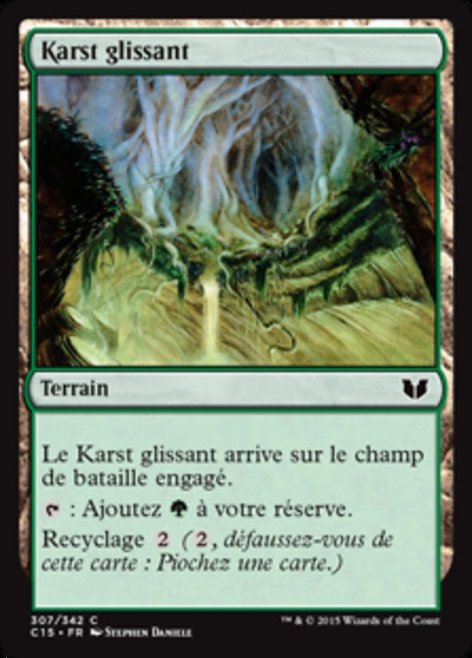 image Karst glissant