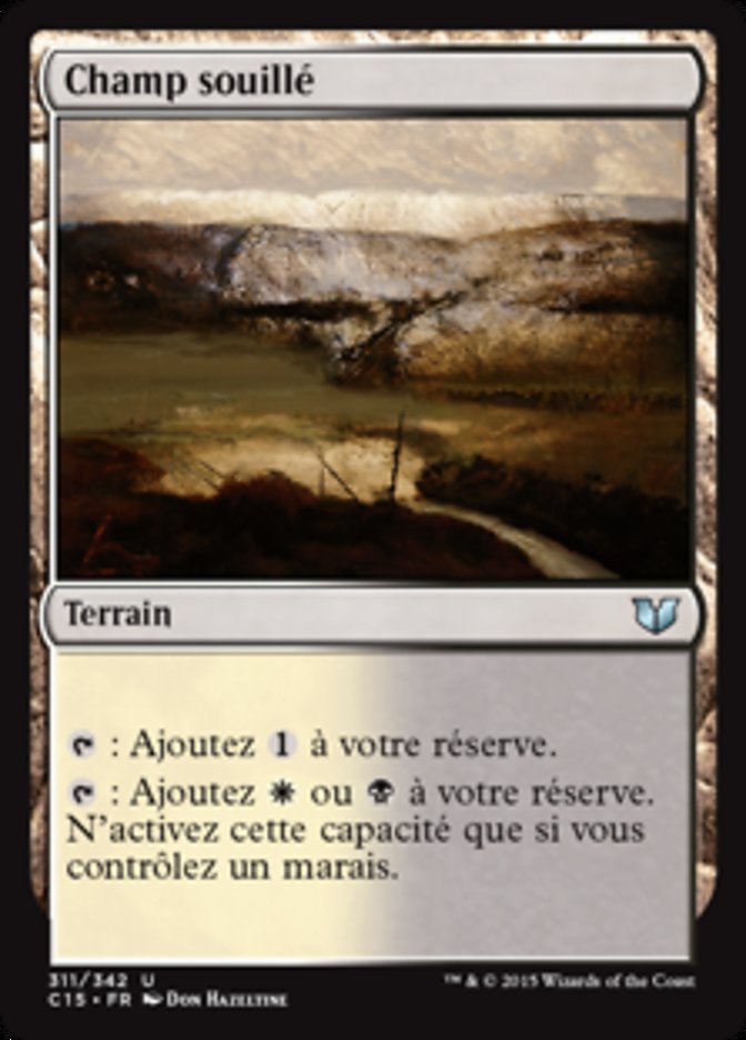 image Champ souillé