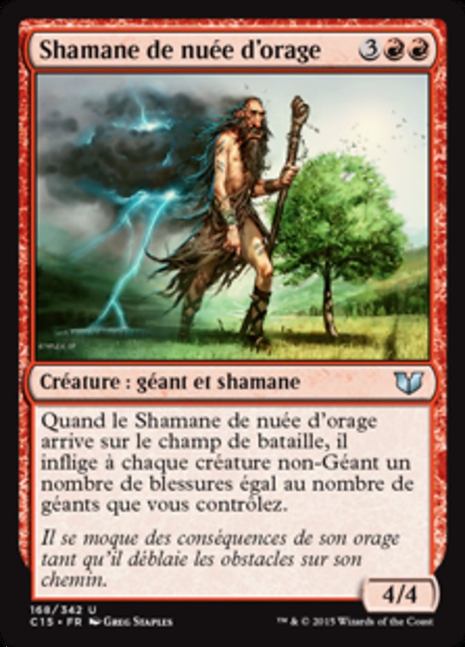 image Shamane de nuée d'orage