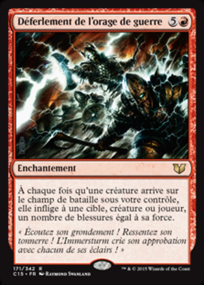 image Déferlement de l'orage de guerre