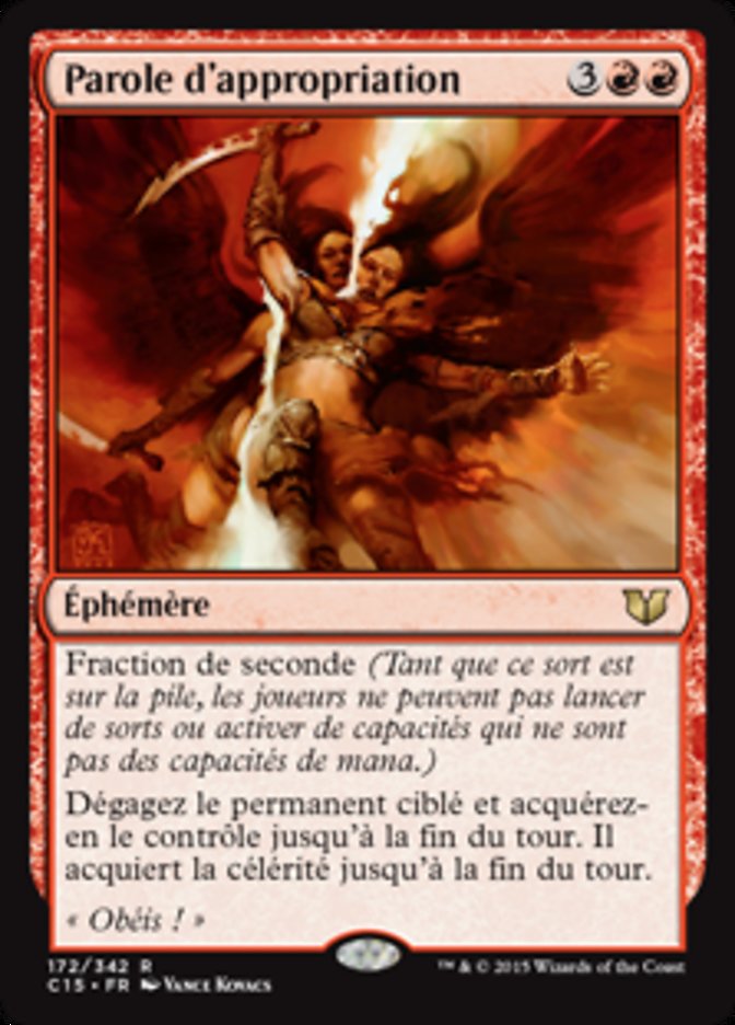 image Parole d'appropriation