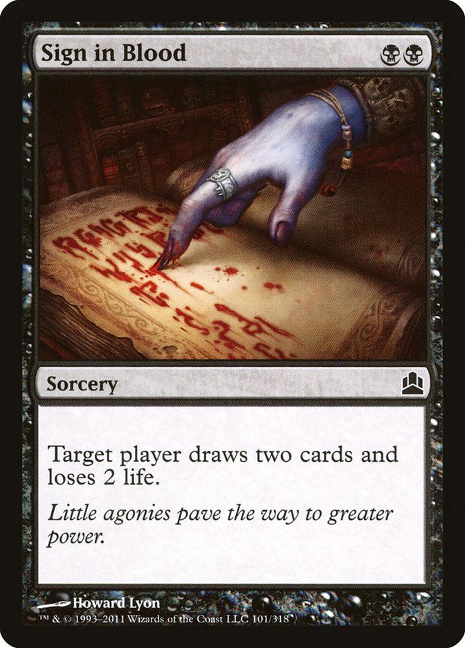 image Sign in Blood