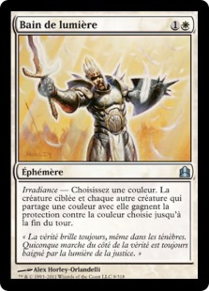 image Bain de lumière