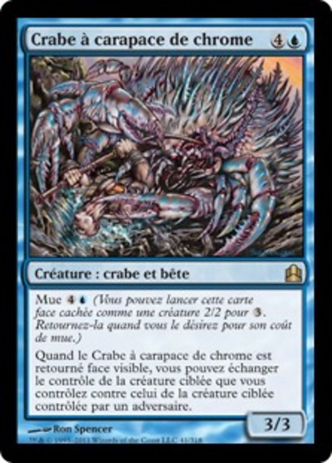 image Crabe à carapace de chrome