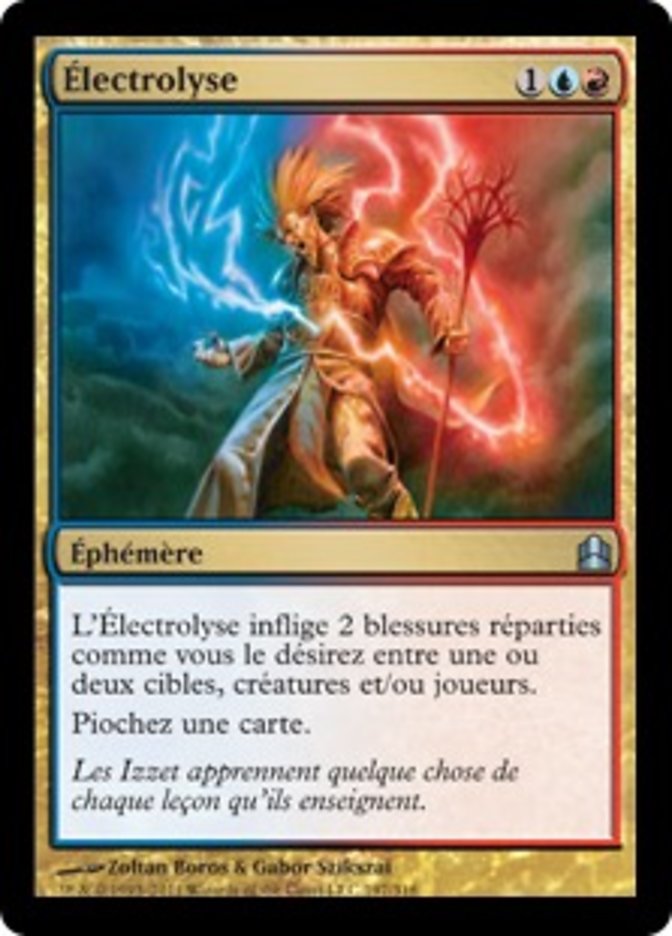 image Électrolyse