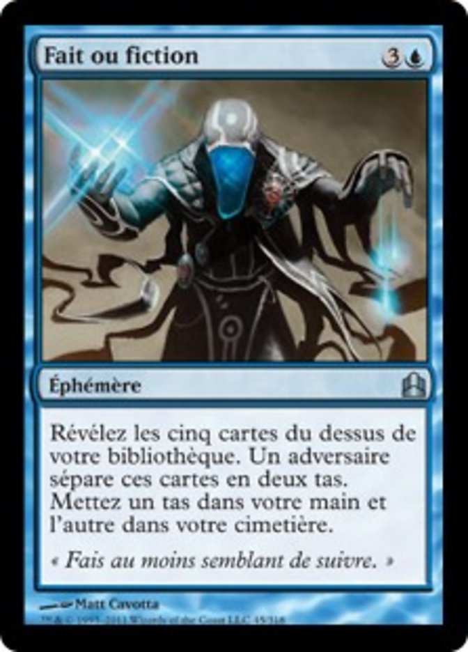 image Fait ou fiction