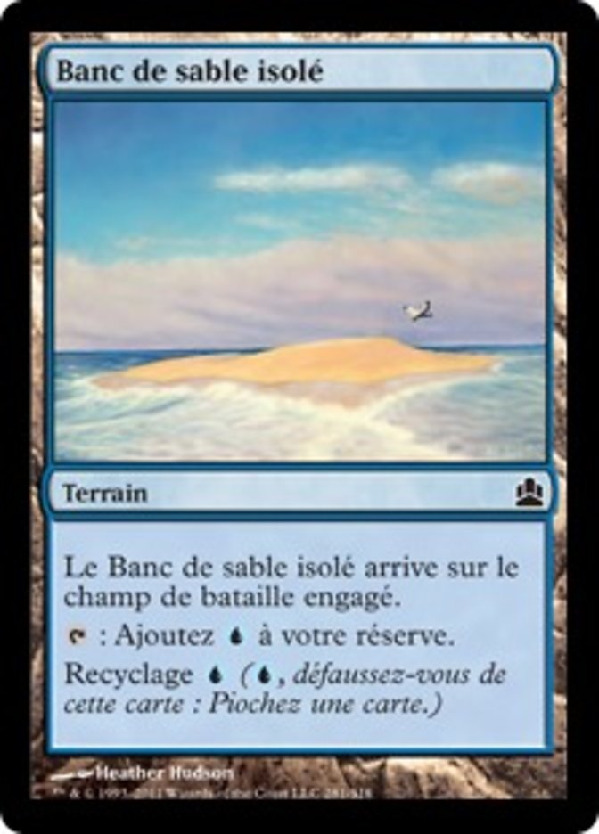image Banc de sable isolé