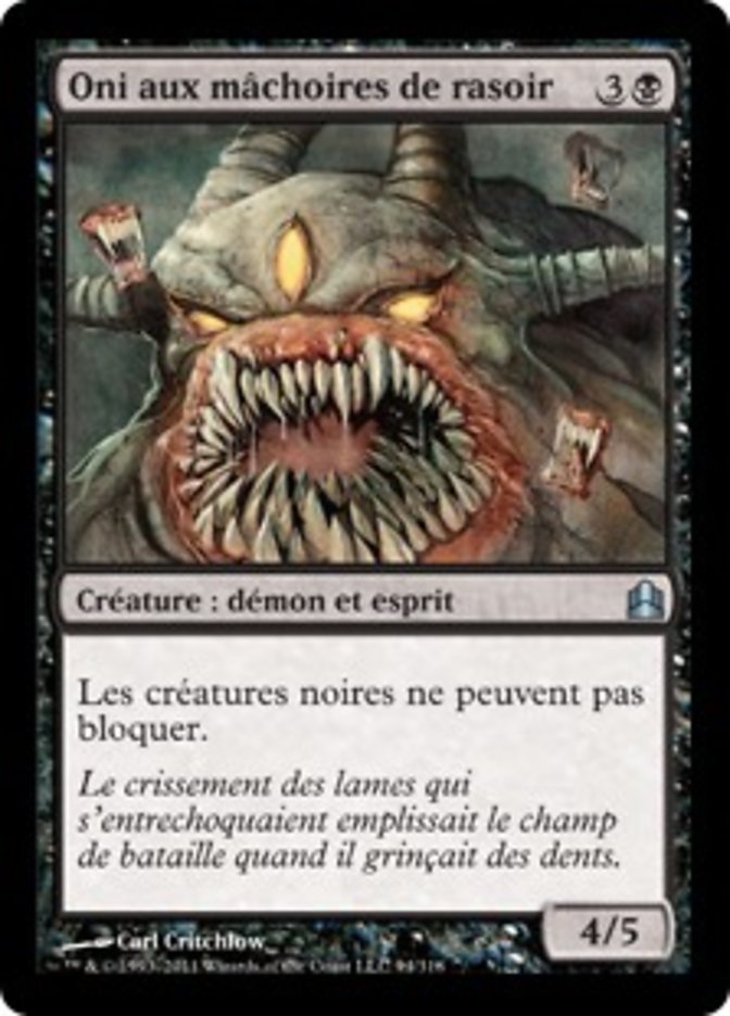 image Oni aux mâchoires de rasoir