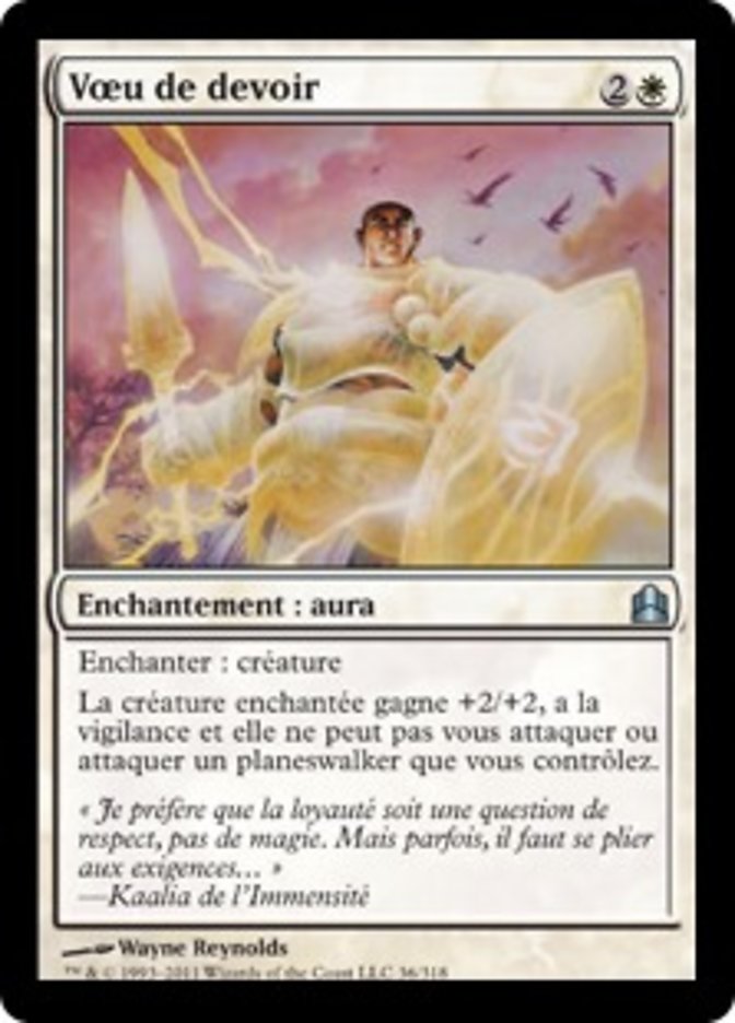 image Vœu de devoir