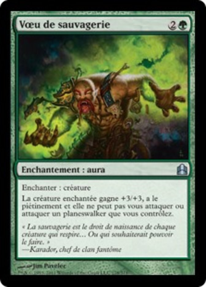 image Vœu de sauvagerie