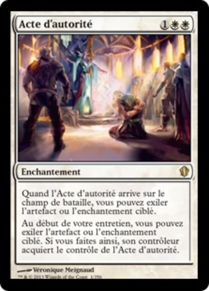 image Acte d'autorité