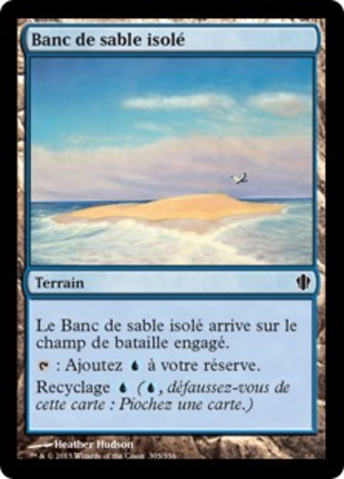 image Banc de sable isolé