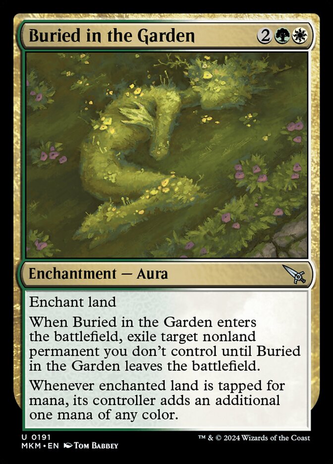 image Buried in the Garden