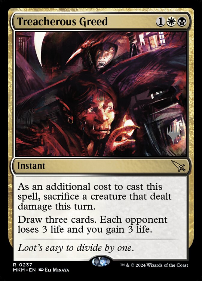image Treacherous Greed