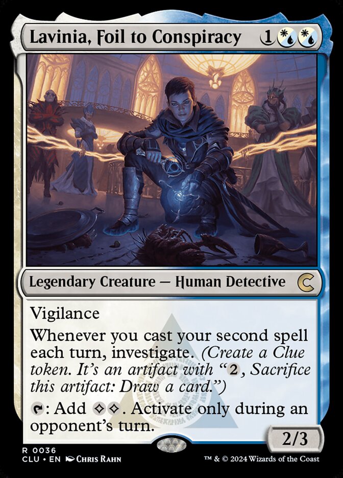 image Lavinia, Foil to Conspiracy