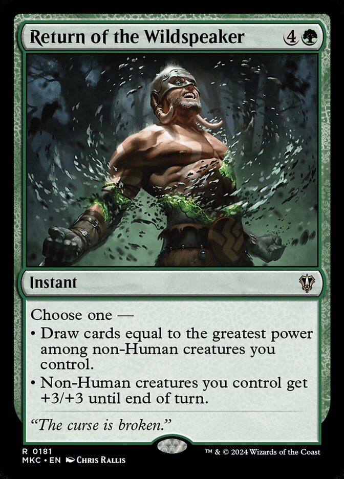 image Return of the Wildspeaker