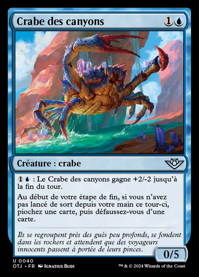 image Crabe des canyons