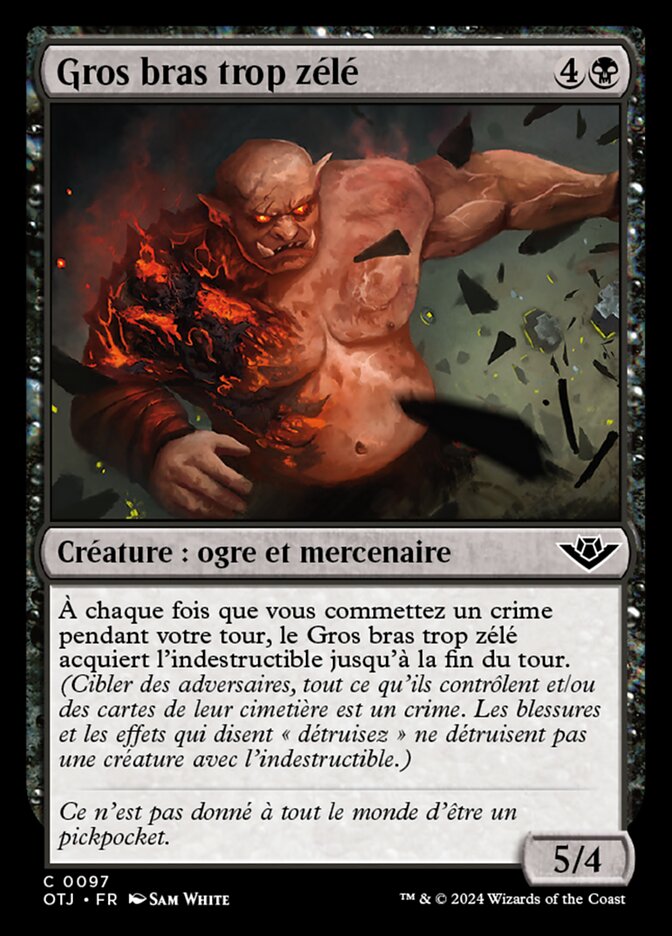 image Gros bras trop zélé