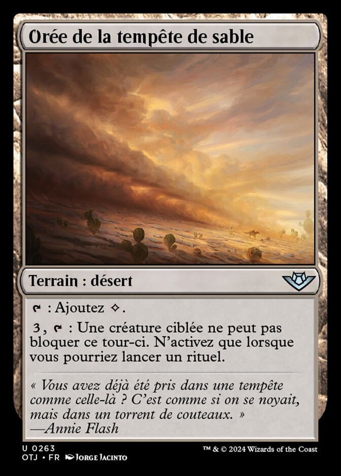image Orée de la tempête de sable