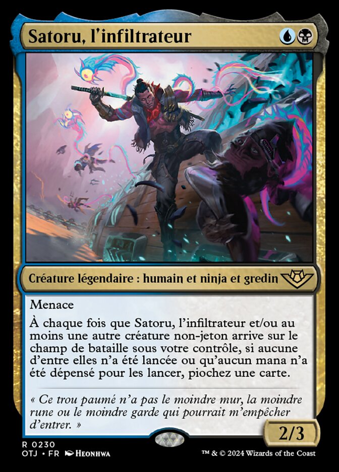 image Satoru, l'infiltrateur